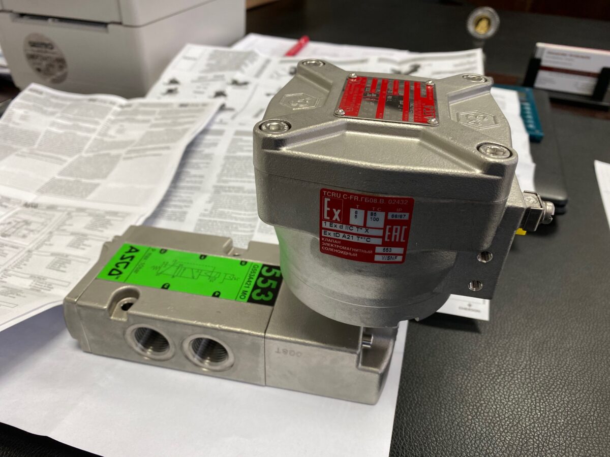 ASCO 5/2 WAY SPRING RETURN SOLENOID VALVE YARSEurope